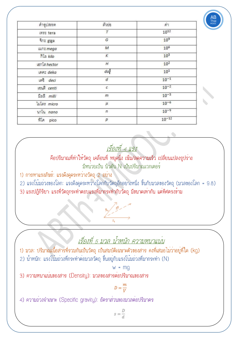Physics | AB Thai MOOC