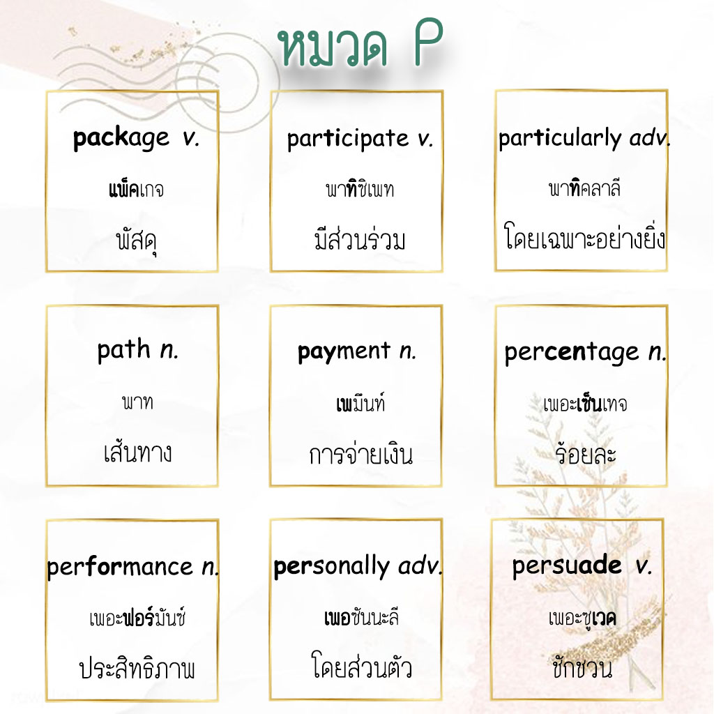 A-Z : Easy at work! (P-T) | AB Thai MOOC